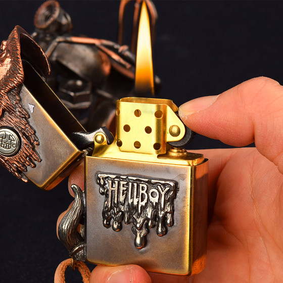 فندک بنزینی Custom Zippo (طرح پسر جهنمی) Hellboy - Image 2