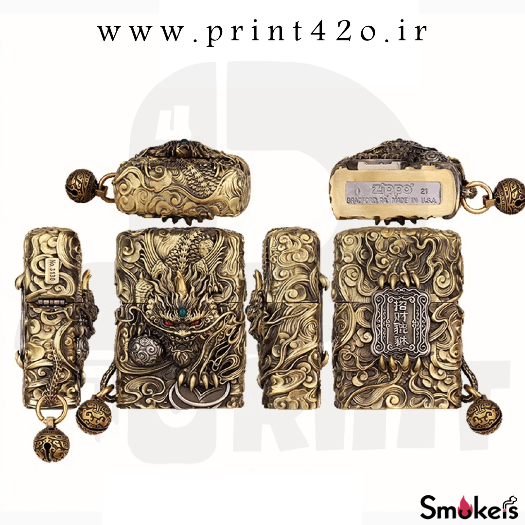 فندک_بنزینی_Custom_Zippo_طراحی_540_درجه_اژدها_print420.ir_10