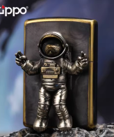 فندک_بنزینی_Custom_Zippo_طرح_برجسته_میمون_فضانورد_print42o.ir