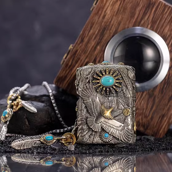 فندک_بنزینی_Custom_Zippo_طراحی_540_درجه_عقاب_به_همراه_بند_آویز_print42o.ir_09