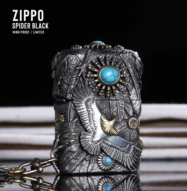 فندک_بنزینی_Custom_Zippo_طراحی_540_درجه_عقاب_به_همراه_بند_آویز_print42o.ir_04