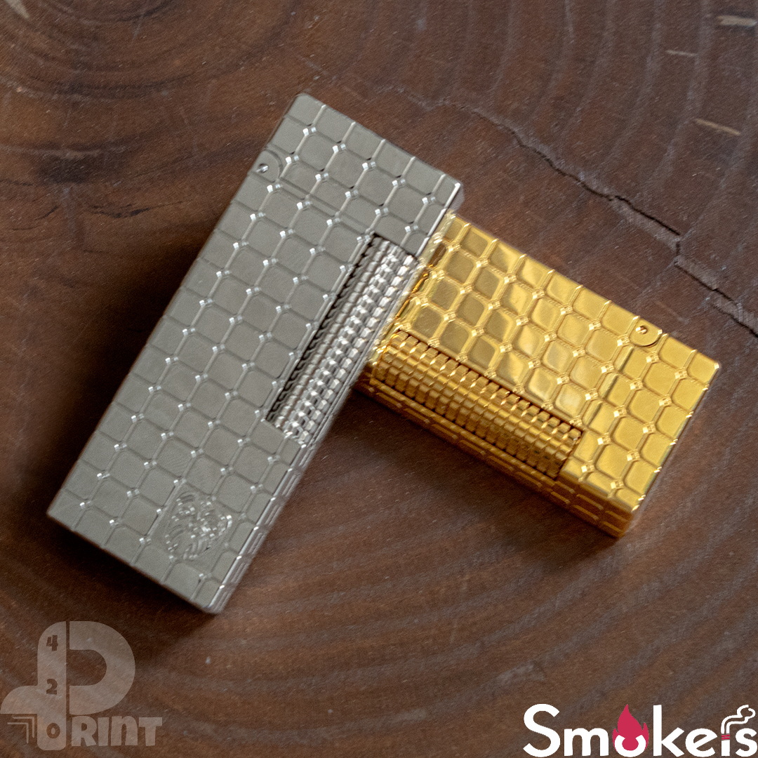 فندک گازی Dunhill Rollagas (بافت ریز مربعی) اورجینال - Image 6
