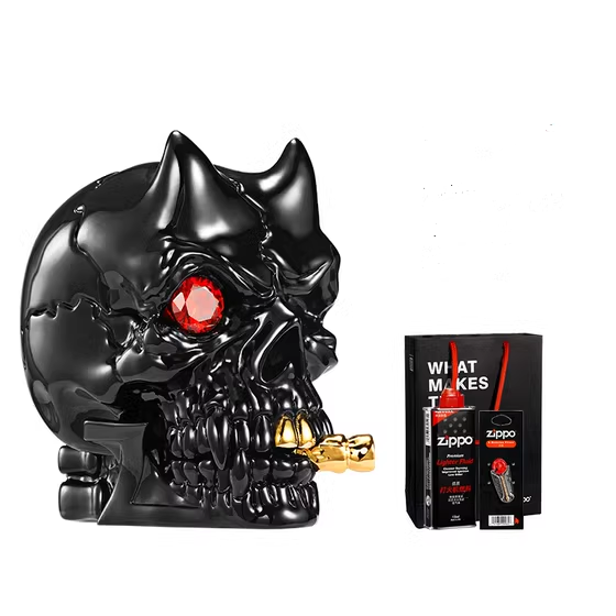 فندک_بنزینی_Custom_Zippo_طراحی_540_اسکلت_Ghost_Knight_Skull_print42o.ir_02