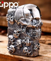 فندک_بنزینی_Custom_Zippo_طرح_جمجمه_print42o.ir_