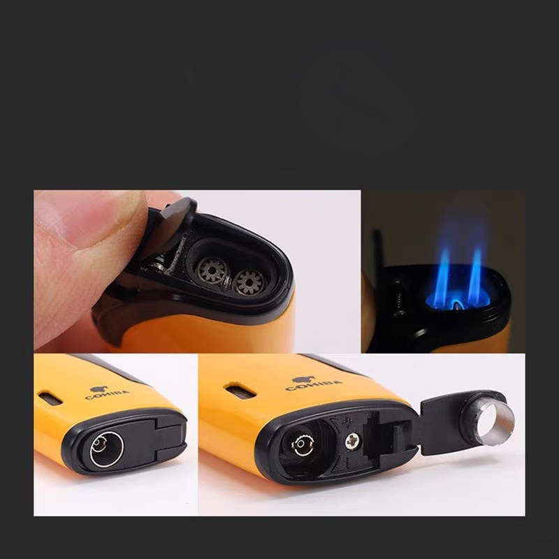 فندک اتمی دو شعله COHIBA اورجینال - Image 5