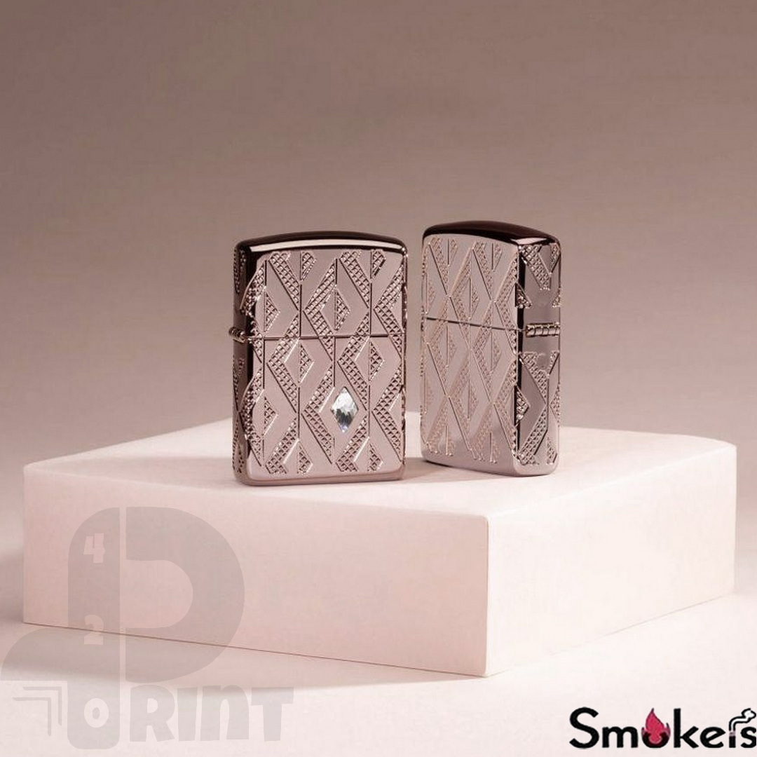 Zippo 49702 Geometric Diamond Pattern Design - Image 11
