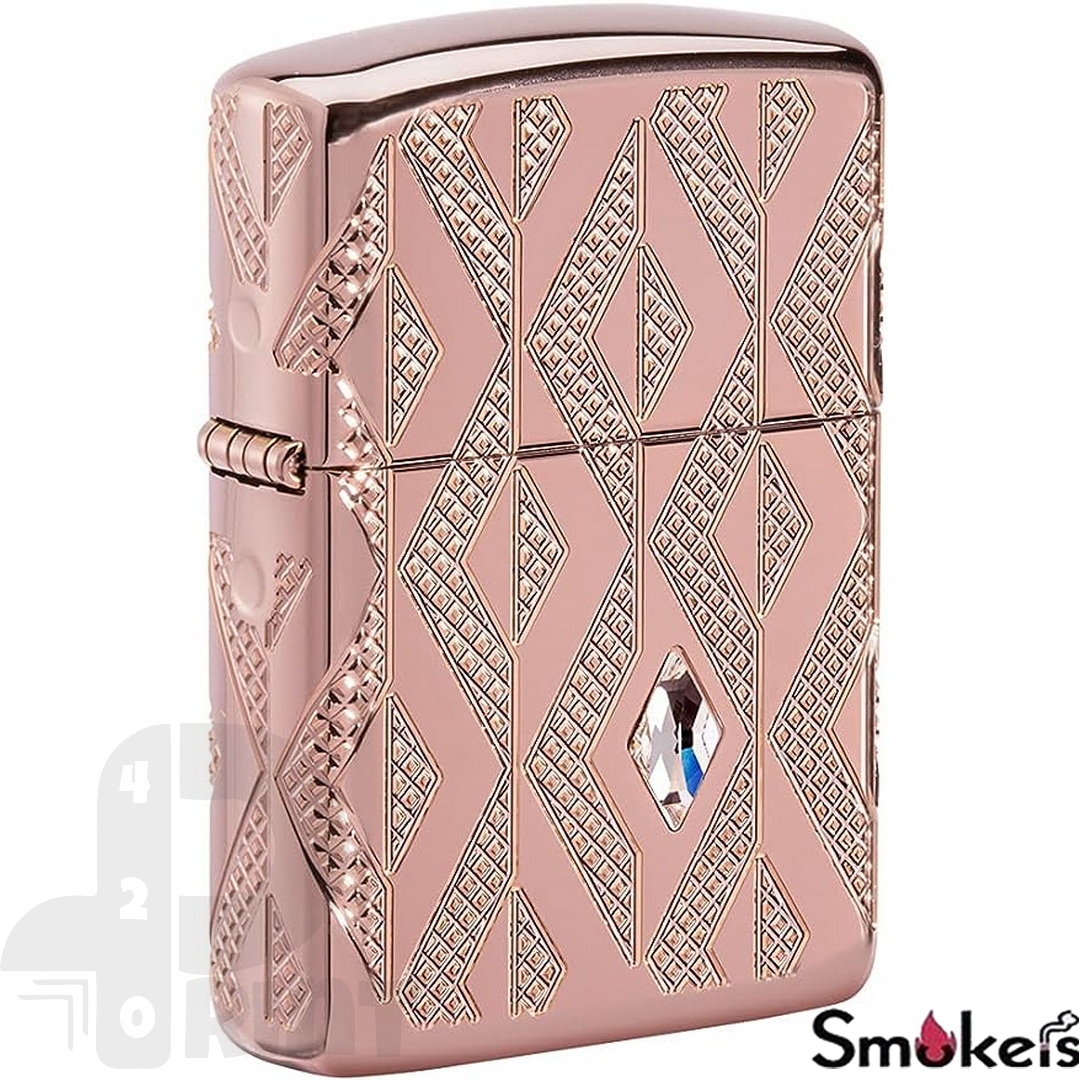 Zippo 49702 Geometric Diamond Pattern Design