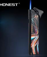 فندک گازی طرح دار Honest (شعله اتمی) اورجینال