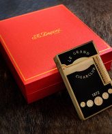 فندک گازی برند S.T Dupont (طرح cigar-club) اورجینال
