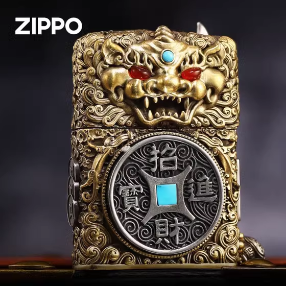 فندک_بنزینی_Custo_ Zippo_طرح_خدای_ثروت__طراحی_540_درجه_print42o.ir_05