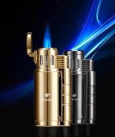 فندک اتمی گازی سه شعله COHIBA اورجینال