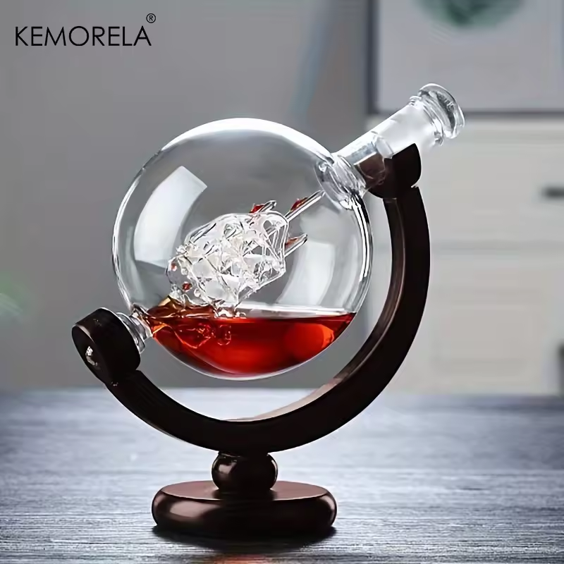 ست نوشیدنی شیشه ای (طرح کره زمین) - Image 3