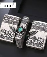 فندک_بنزینی_برند_Chief_با_طرح_نگین_فیروزه_اورجینال_print42o.ir_ 06