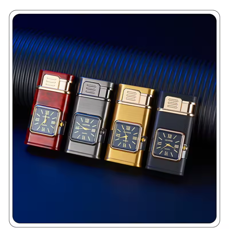 فندک_گازی_دو_حالته_ساعتدار_احتراق_مگنتی_اورجینال_print42o.ir_0 3
