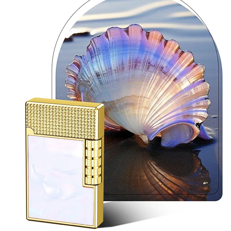 فندک گازی بغلزن طرح دپونت صدفی برند Lighter (اورجینال) - Image 10