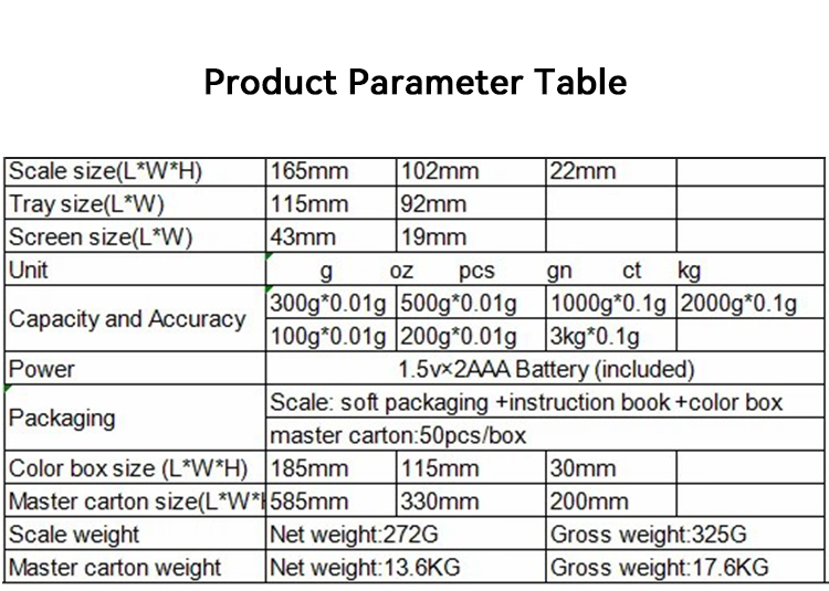 ترازو دیجیتالی مدل NoteBook (ظرفیت ۲ کیلو) اورجینال - Image 10