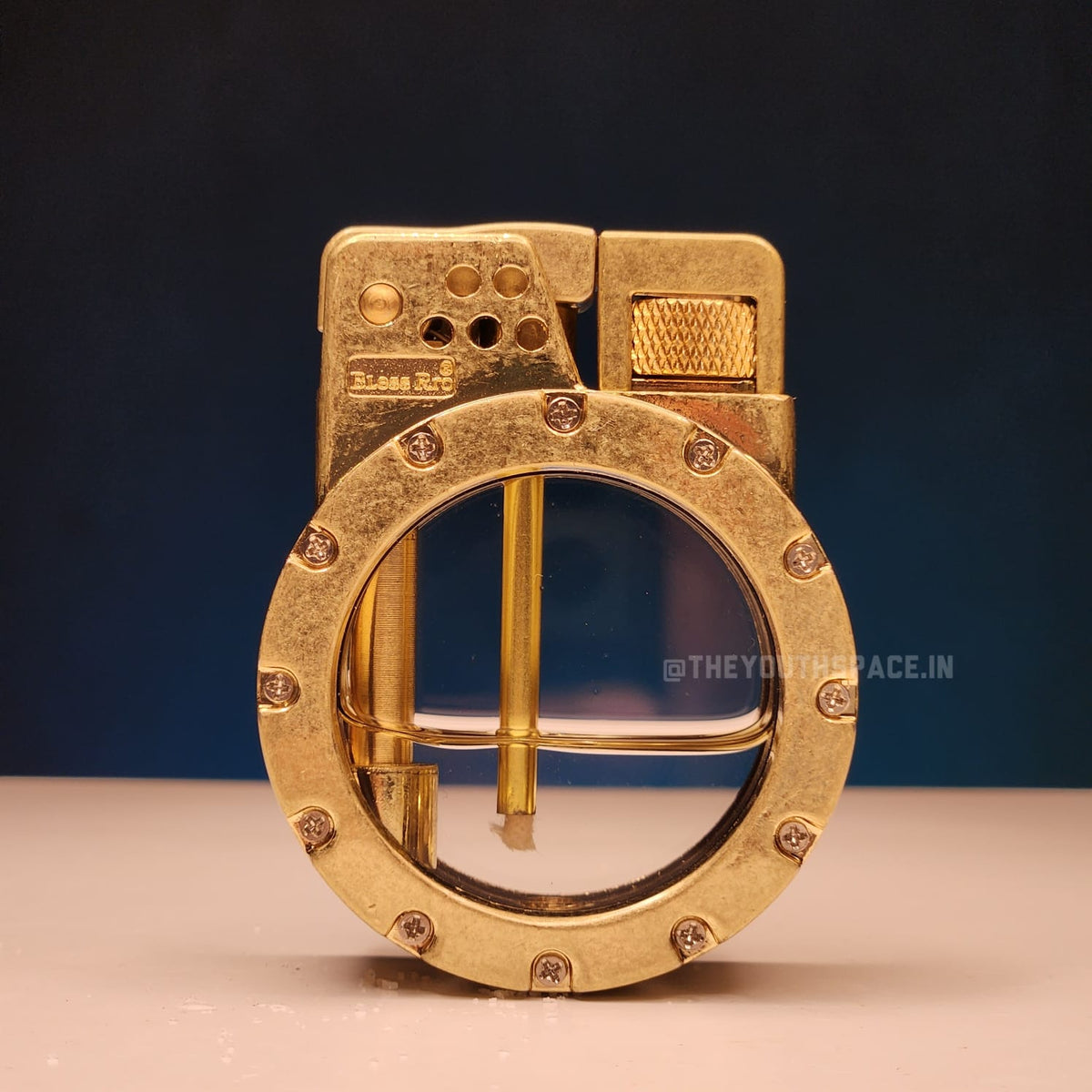 فندک بنزینی اتومات شیشه ای کلکسیونی برند Lighter اورجینال - Image 7
