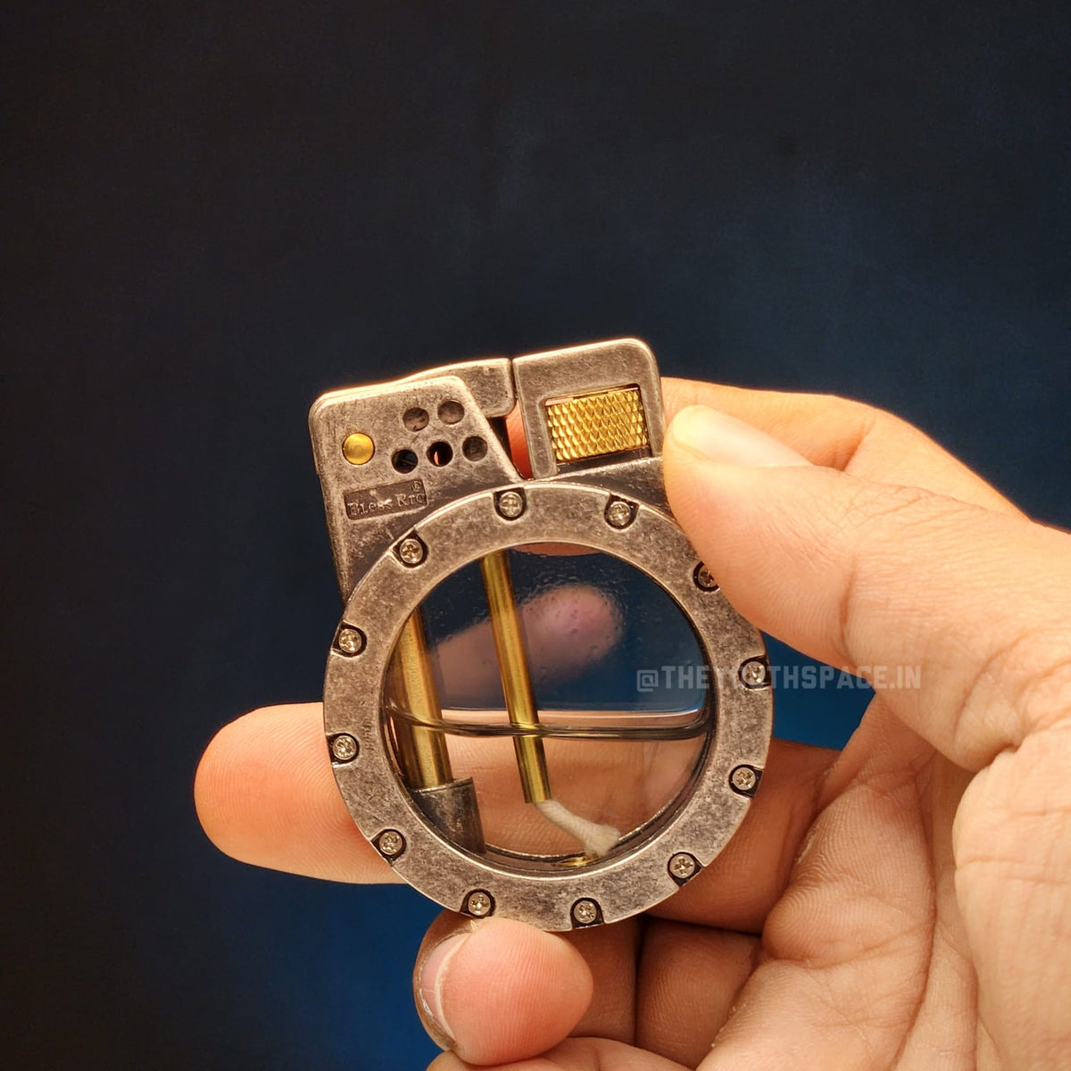 فندک بنزینی اتومات شیشه ای کلکسیونی برند Lighter اورجینال - Image 9