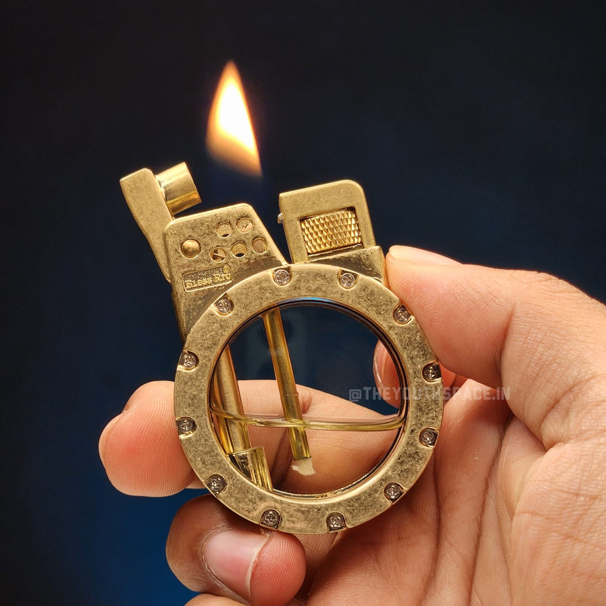 فندک بنزینی اتومات شیشه ای کلکسیونی برند Lighter اورجینال
