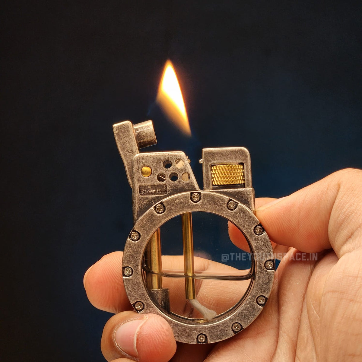 فندک بنزینی اتومات شیشه ای کلکسیونی برند Lighter اورجینال - Image 10
