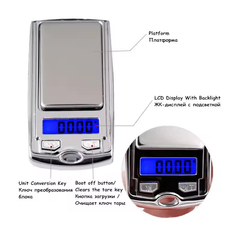 ترازو دیجیتالی مدل ریموتی (ظرفیت 200گرم) اورجینال - Image 7