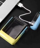 جعبه سیگار شیشه ای به همراه فندک برقی (مخصوص سیگار رگولار)