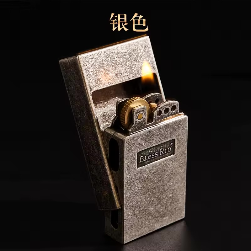 فندک بنزینی کشویی کلکسیونی برند Lighter اورجینال - Image 7
