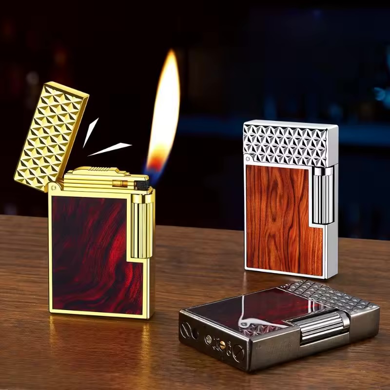 فندک گازی بغلزن طرح دپونت چوب Lighter (اورجینال)