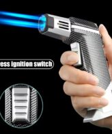 فندک گازی اتمی چهار شعله برند JOBON ZB326A اورجینال