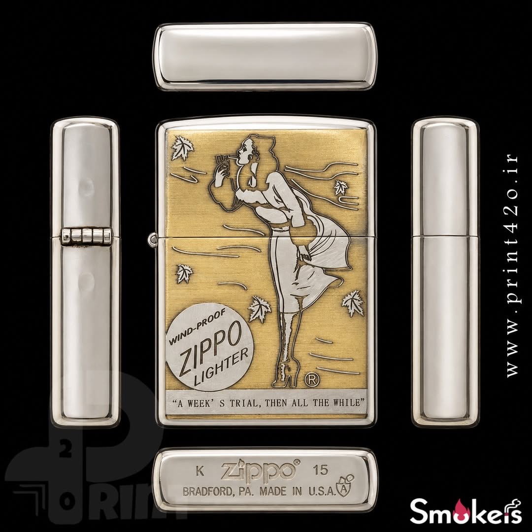 فندک بنزینی طرح ویندی Zippo High Copy - Image 2