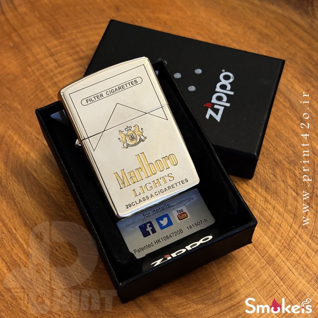 فندک بنزینی طرح مارلبورو Zippo High Copy - Image 3