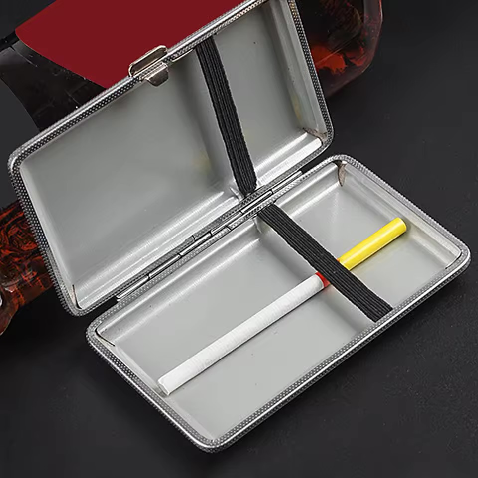جعبه سیگار چرمی مخصوص سایز اسلیم اورجینال - Image 8